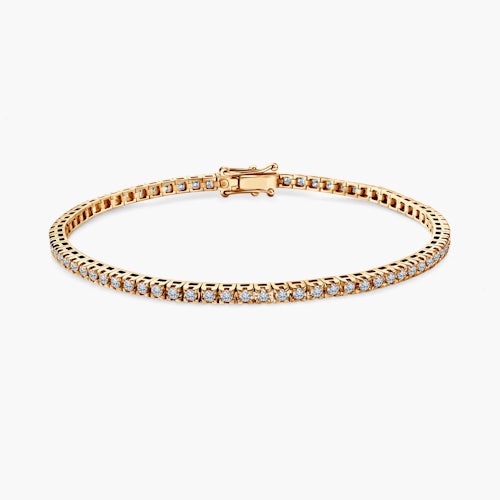 Bransoletka tenisowa Share Your Love 2,3mm: złoto, diamenty laboratoryjne